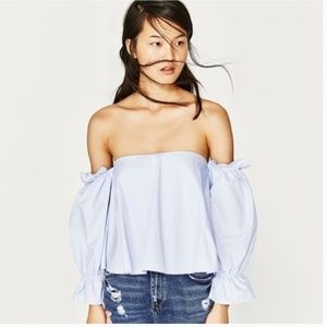 Off The Shoulder Zara Crop Blouse